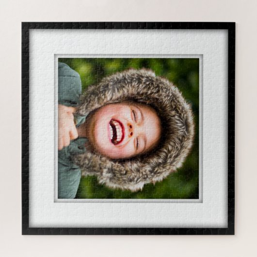 ジグソーパズルパーソナライズされたスクエアフォトフレーム ジグソーパズル (横)