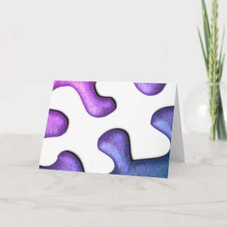 ジグソーパズルピースグリーティングカード カード