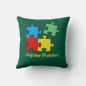 ジグソーパズルピース装飾用クッション クッション (裏面)