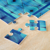 ジグソーパズルブルーモルホバタフライ ジグソーパズル (側面)