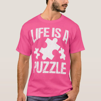 ジグソーパズルマスター パズル愛好家 Tシャツ