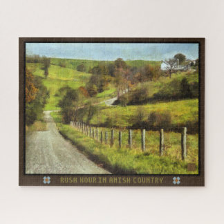 ジグソーパズルラッシュアワーインアミッシュカントリー ジグソーパズル