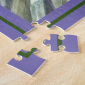 ジグソーパズルラベンダーアフリカデイジー ジグソーパズル (側面)