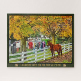 ジグソーパズルランドリーデイOn An Amish Farm ジグソーパズル
