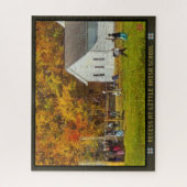 ジグソーパズルリトルアミッシュスクール休憩所 ジグソーパズル (縦)