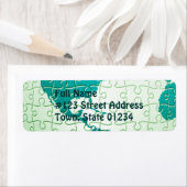 ジグソーパズルワールドメーリングラベル ラベル (インサイチュ)