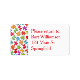 ジグソーパズル交換Meに戻るラベルシール ラベル