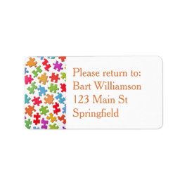 ジグソーパズル交換Meに戻るラベルシール ラベル