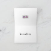 ジグソーパズル完了Meノートカード サンキューカード (内部)