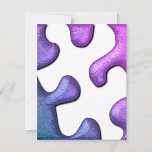 ジグソーパズル招待状 招待状 (正面)