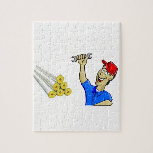 ジグソーパズル配管工 ジグソーパズル (縦)