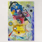 ジグソーパズル – イエローレッドブルー – ワッシリーカンディンスキー (縦)