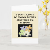 ジグソーパズル カード (黄色い花)