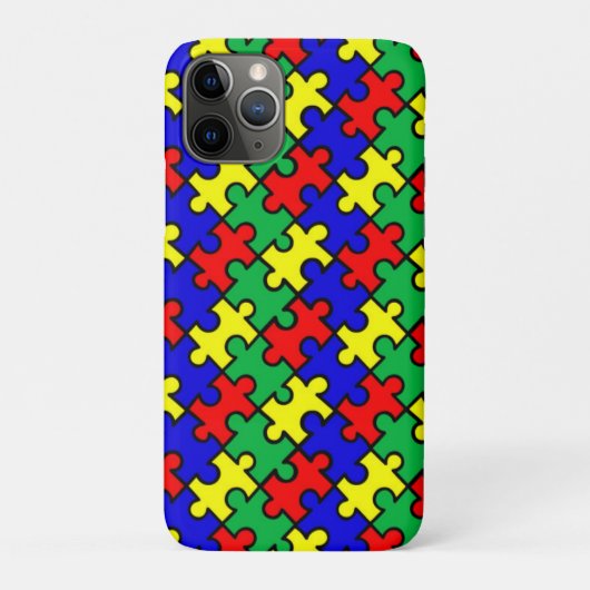 ジグソーパズル シームレス パターン Case-Mate iPhoneケース (裏)