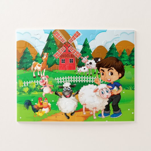 ジグソーパズル 子供へ (横)