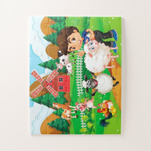 ジグソーパズル 子供へ (縦)