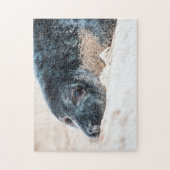 ジグソーパズル、砂のグレーシール ジグソーパズル (縦)