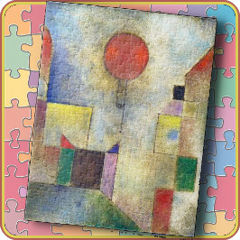 ジグソーパズル - "赤い風船" - パウル・クレーの作品 - 11x14