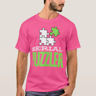ジグソーパズル 面白いパズル シリアルパズラー Tシャツ