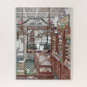 ジグソーパズル - 1901年の煙草屋 - P. ハーンリー (縦)