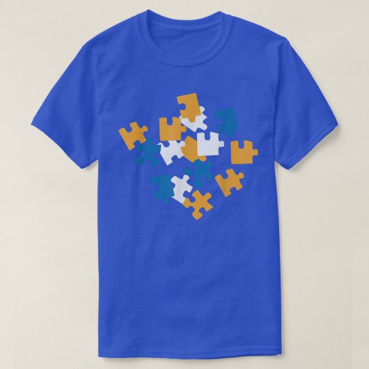 ジグソーパズル Tシャツ (デザイン正面)