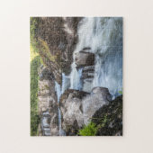 ジグソーパズルCenarthは、Ceredigion西のウェールズ落ちます ジグソーパズル (縦)