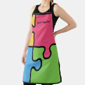 ジグソーパターンを打つ エプロン (インサイチュ)