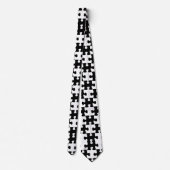 ジグソーパターン ネクタイ (裏面)