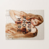 ジグソーパーソナライズされたパズルと写真カスタム付き ジグソーパズル (横)