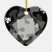 ジグソーピース4 セラミックオーナメント (正面)