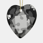 ジグソーピース4 セラミックオーナメント (左)