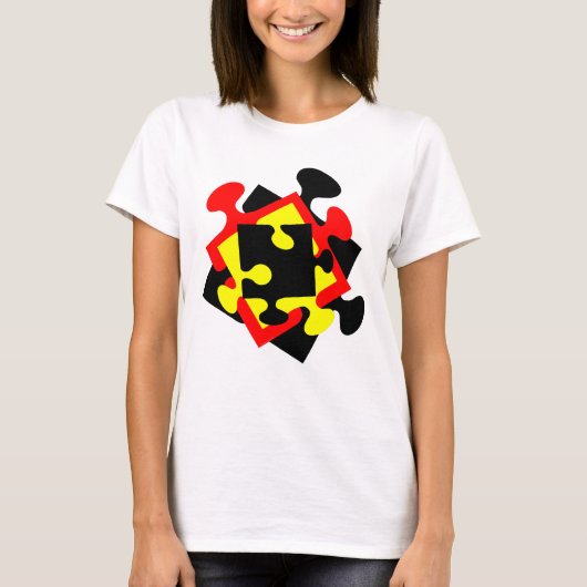 ジグソーピース4 Tシャツ (正面)