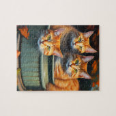 ジグソーポットに3匹の生姜パズル ジグソーパズル (横)