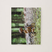 ジグソー小妖精や小人を作業するバイク上のアコーンパズル ジグソーパズル (縦)