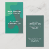 ジグソー海トーン名刺 名刺 (正面/裏面)