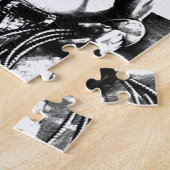 ジグソー男性へパズルア男らしートカウボーイスケッチ ジグソーパズル (側面)