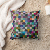 ジグソー装飾用クッション クッション (ブランケット)