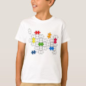 ジグソー_パズル Tシャツ (正面)