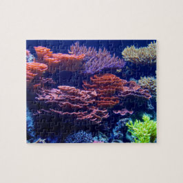 ジグソー、美しいカラフル水中海シーン ジグソーパズル