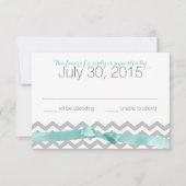 ジグモダングザグアクアおよびボウレスポンスカード 出欠カード (正面)