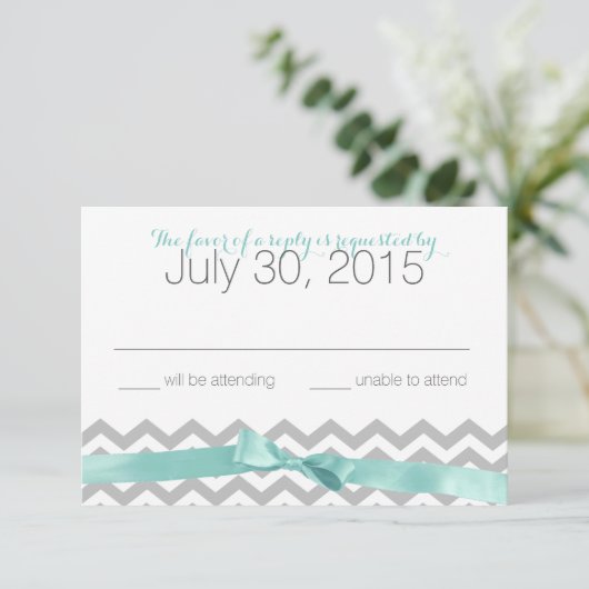 ジグモダングザグアクアおよびボウレスポンスカード 出欠カード (スタンド正面)