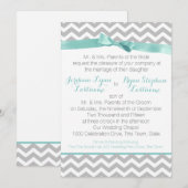 ジグモダンザグアクアとボウ 招待状 (正面/裏面)