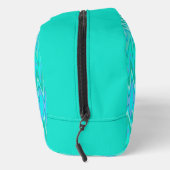 ジグモダンザグパターン – 波ターコイズ ドップキット (右)