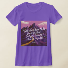 ジグラー生産性引用文Tシャツ Tシャツ