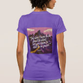 ジグラー生産性引用文Tシャツ Tシャツ (裏面)