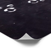 ジグリした泡 ポスター (角)