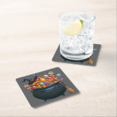 ジグルグミーの大釜 スクエアペーパーコースター (インサイチュ)