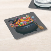 ジグルグミーの大釜 スクエアペーパーコースター (アングル)
