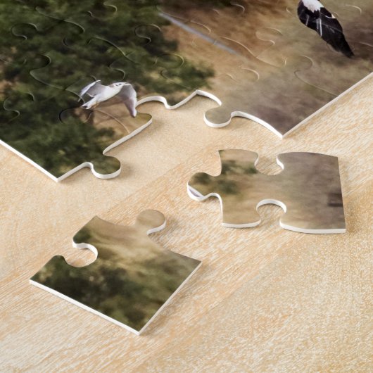 ジグ飛んでいるソーパズル ジグソーパズル (側面)