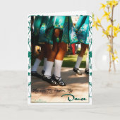 ジグSt Pat日カードを踊って下さい カード (黄色い花)